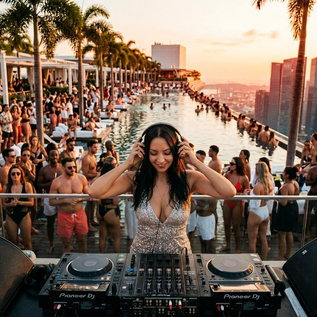 Poolside Rooftop